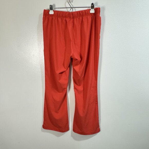 Carhartt Force Pants Womens M Scrubs Work Coral Orange Flare Pull On Comfort - Picture 5 of 9